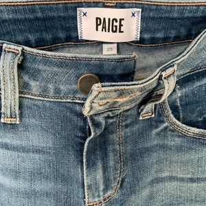 Paige Skyline Ankle Peg (Petite) Jeans - Size 25